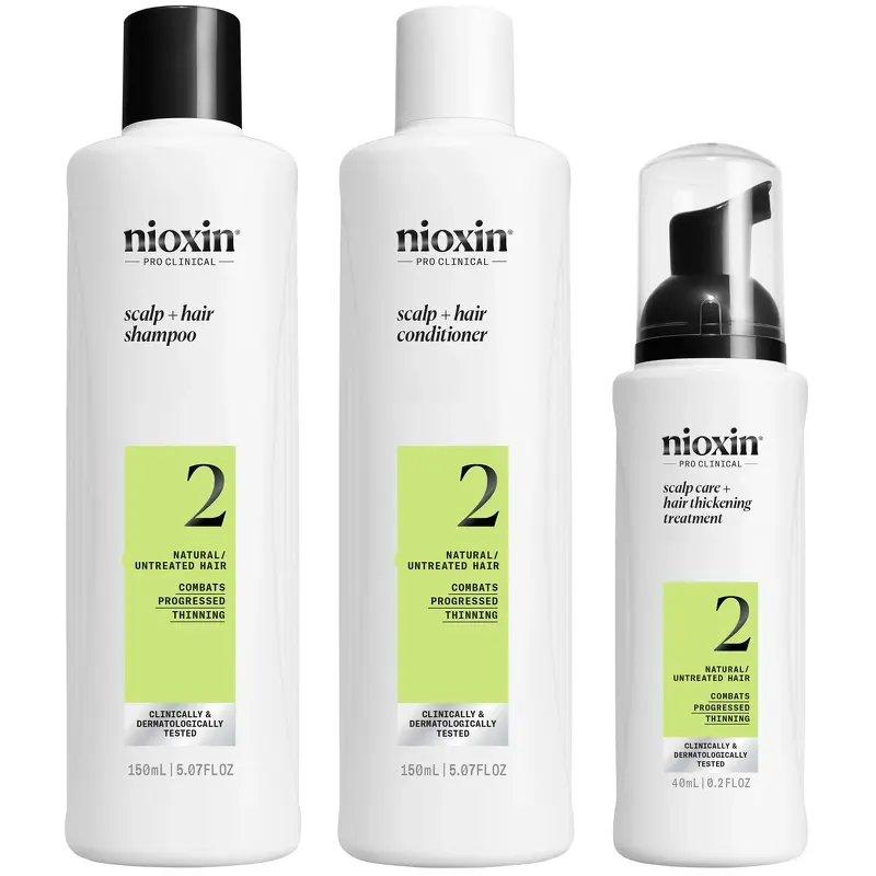 Nioxin System 2 Prøvesæt til Naturligt Hår - Hårpleje