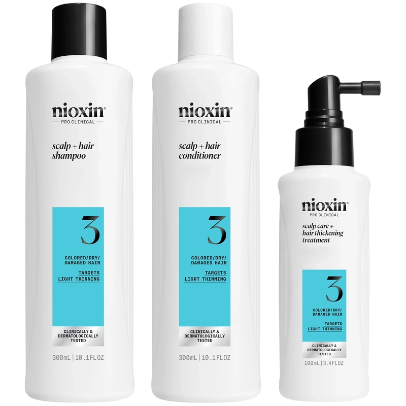 Nioxin System 3 Kit til Farvet Tørt Hår - 700 ml