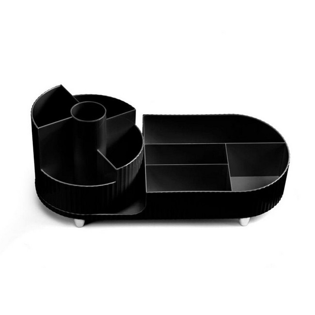Gillian Jones   Beauty Table Multi Organizer Rotation Black