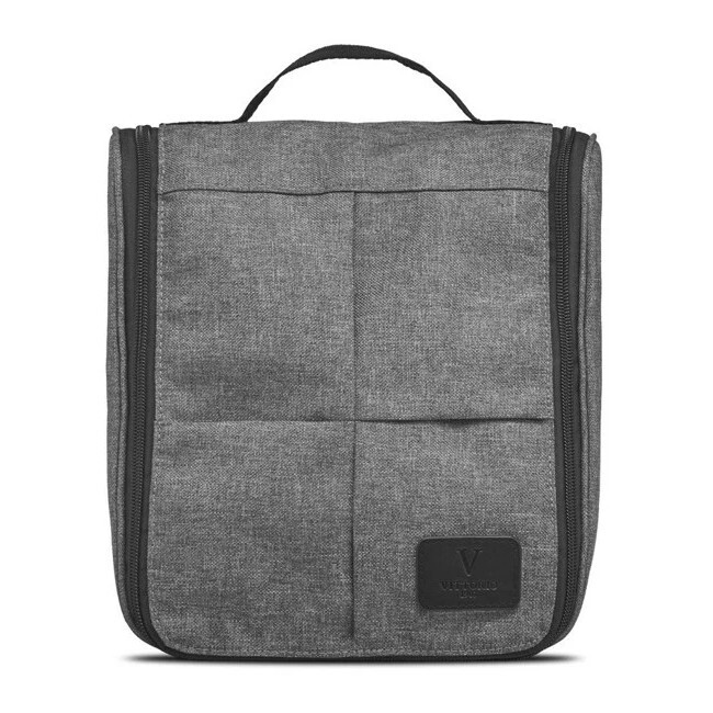 Gillian Jones   Vittorio Men Grey Washbag Hang Up