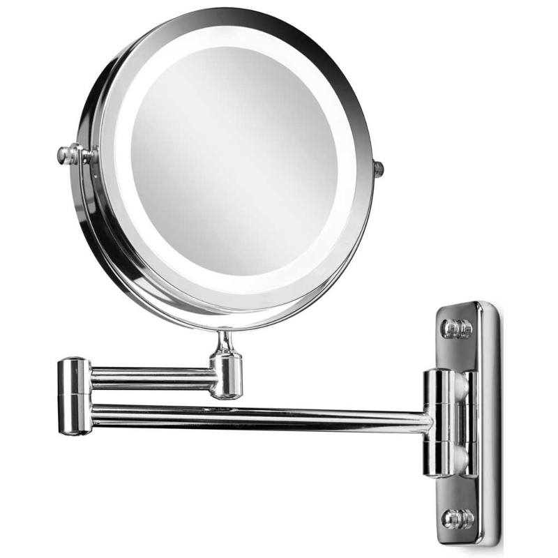 Gillian Jones Wall Mirror W  Arm   Lights 10246