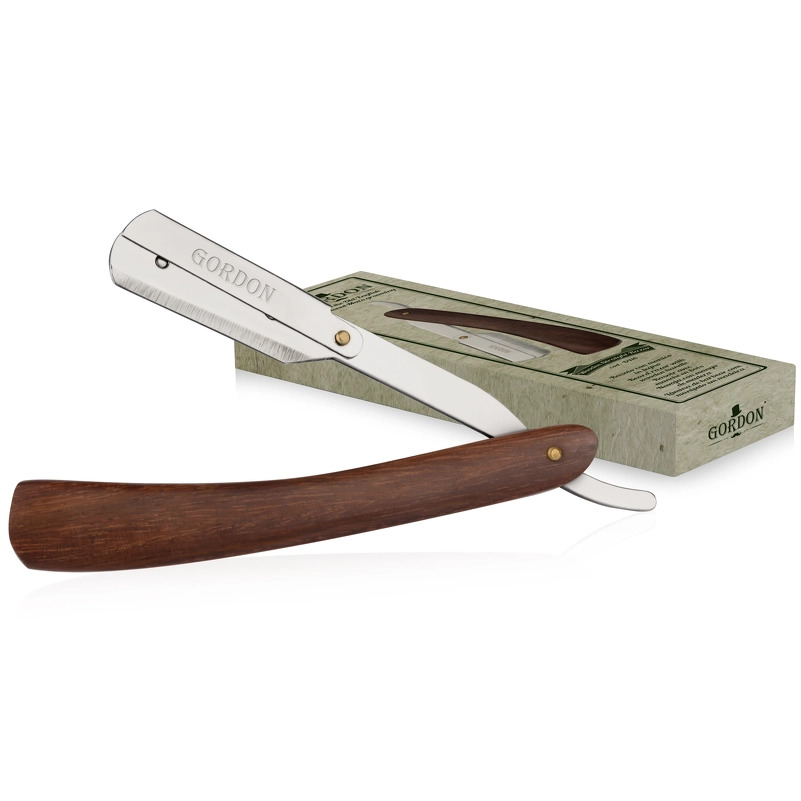 Gordon Straight Razor Shaving Knife   Wood  D416