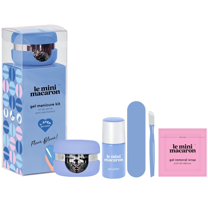 Le Mini Macaron Gel Manicure Kit   Fleur Bleue