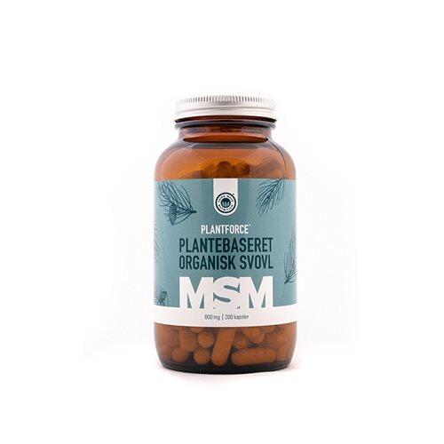 Plantforce Msm 800 Mg Plantebaseret Organisk Svovl  200 Kap