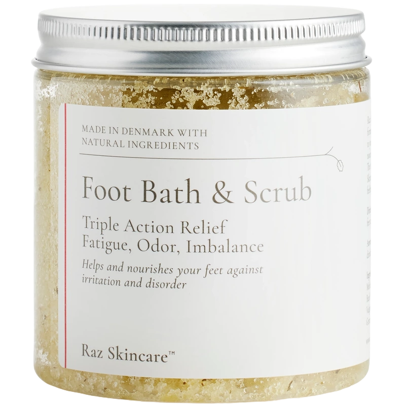 Raz Skincare Foot Bath   Scrub Triple Action Relief 200 Gr