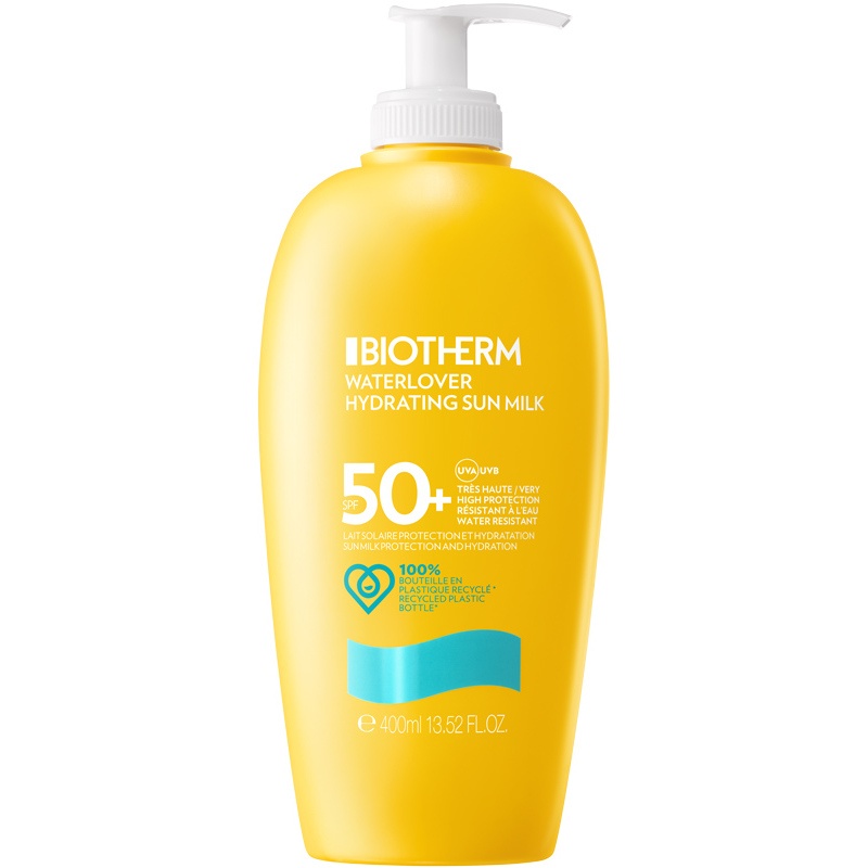 Biotherm Lait Solaire Hydratant Waterlover Hydrating Sun Milk Spf50 400 Ml  Limited Edition