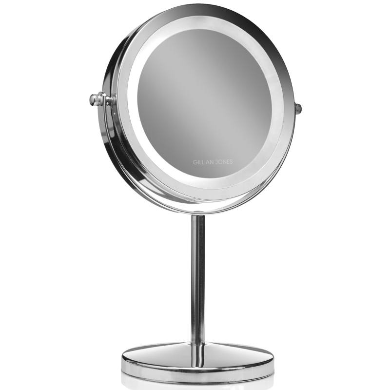 Gillian Jones Stand Led Light Mirror X10   Silver 10384 81