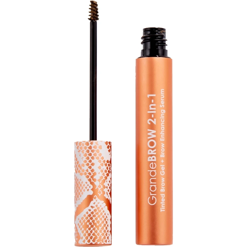 Grande Cosmetics Brow 2 In 1 Tinted Brow Gel   Brow Enhancing Serum 3 5 Ml   Medium