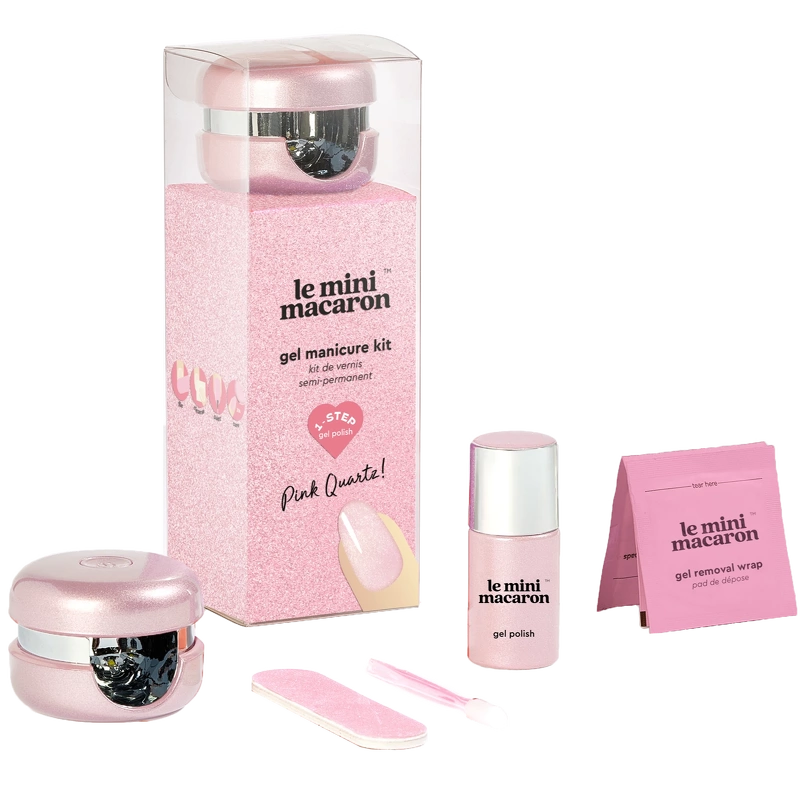 Le Mini Macaron Gel Manicure Kit   Pink Quartz