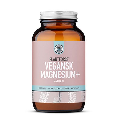 Magnesium  Vegansk   Natural Plantforce   160 G