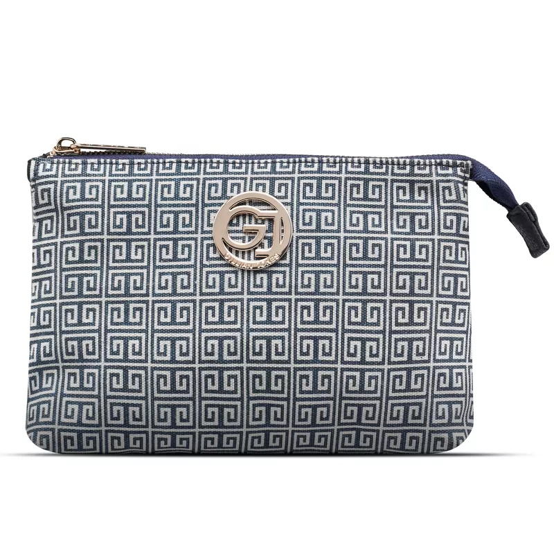 Gillian Jones Cosmetics Bag   Santorini Print 10027 13