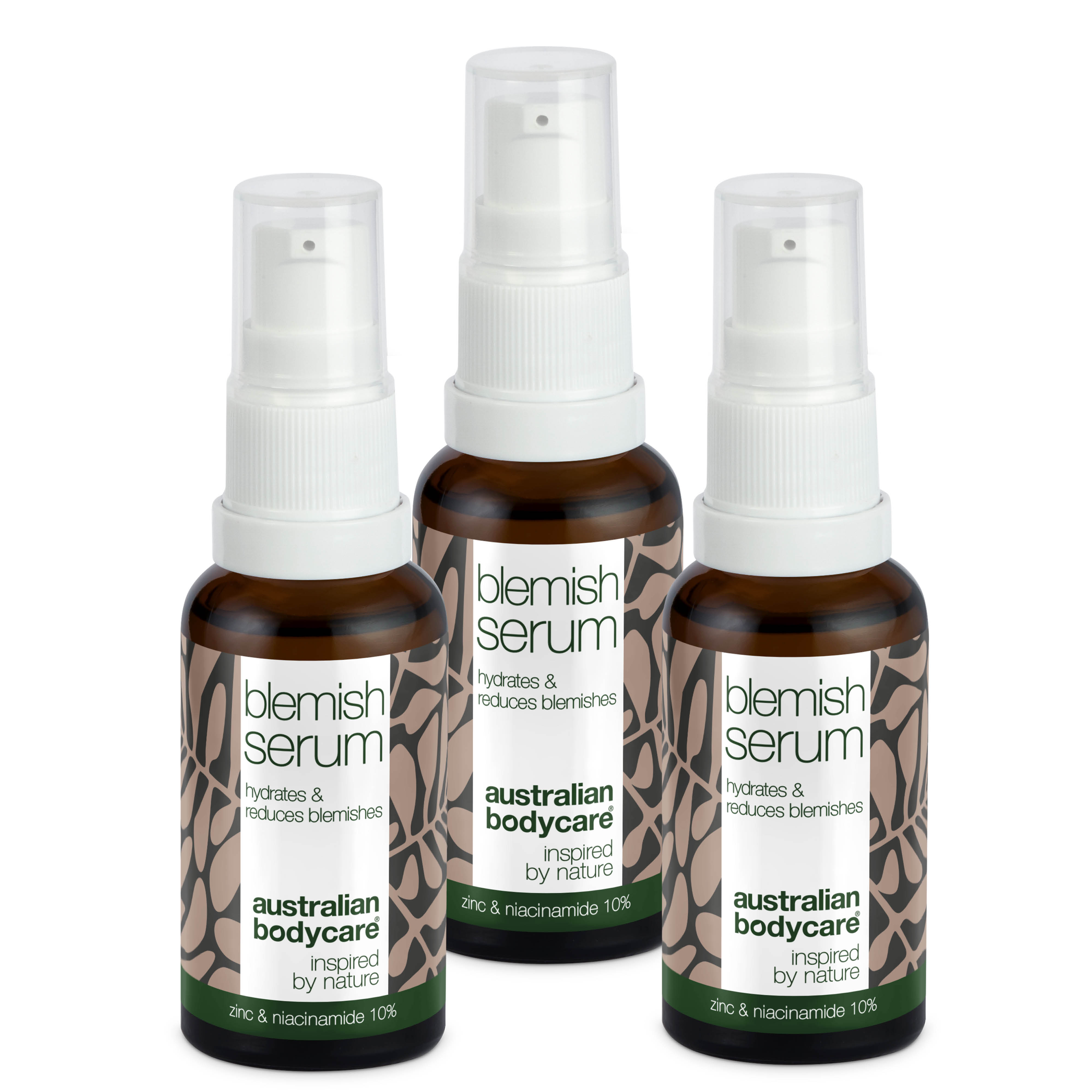 3 Stk  Niacinamid Serum Til Bumser Og Uren Hud ?  Med Niacinamid 10  Zink 1  Og Tea Tree Oil Til Uren   Fedtet Hud