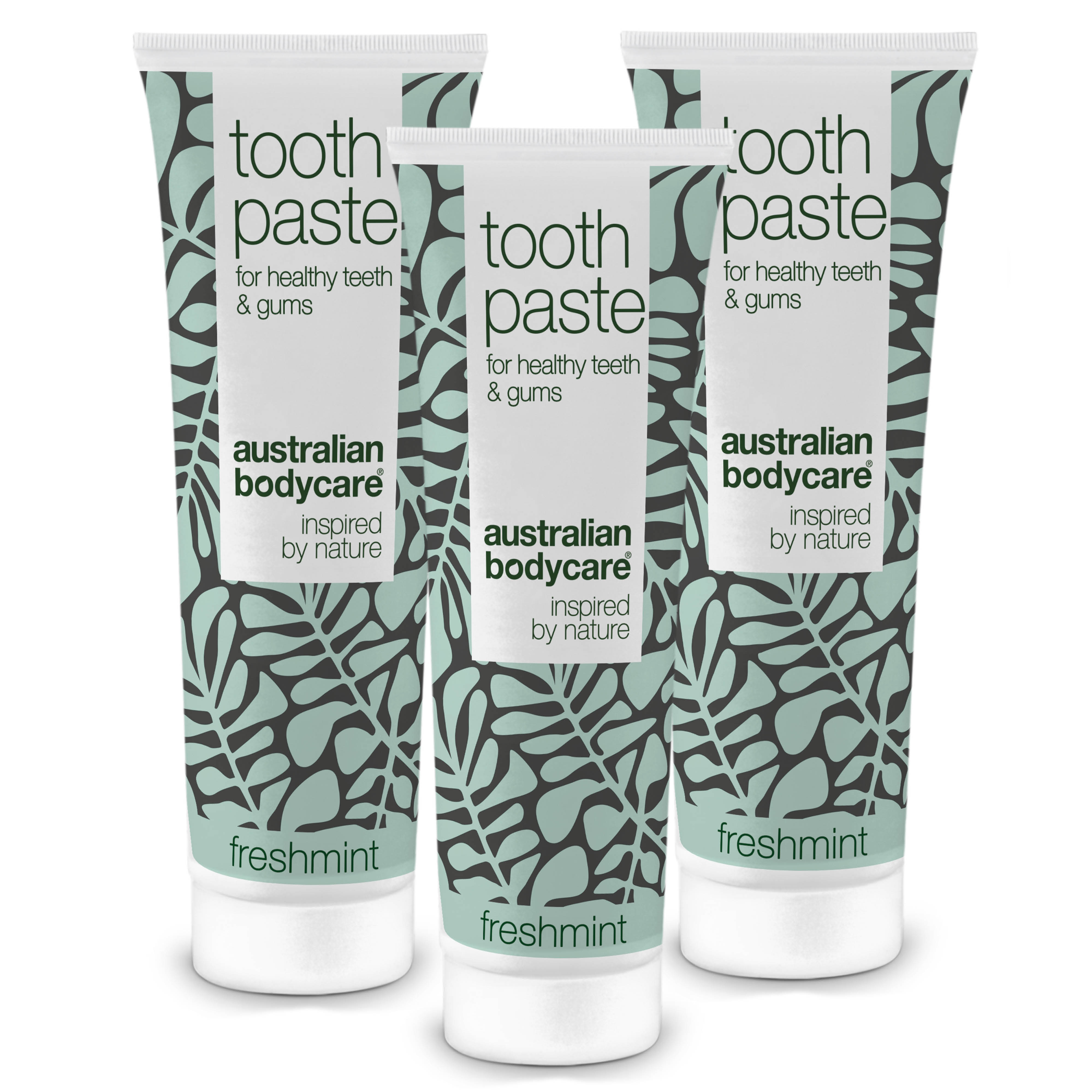 3 Stk  Tea Tree Oil Tandpasta Freshmint ?  Til Daglig Pleje Ved Paradentose  Svamp Og Tandkødsbetændelse   6 Stk