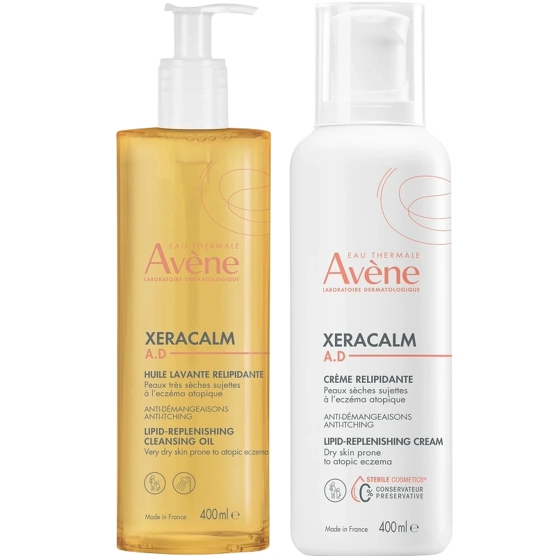 Avene Xeracalm A D Cleanse   Care Duo