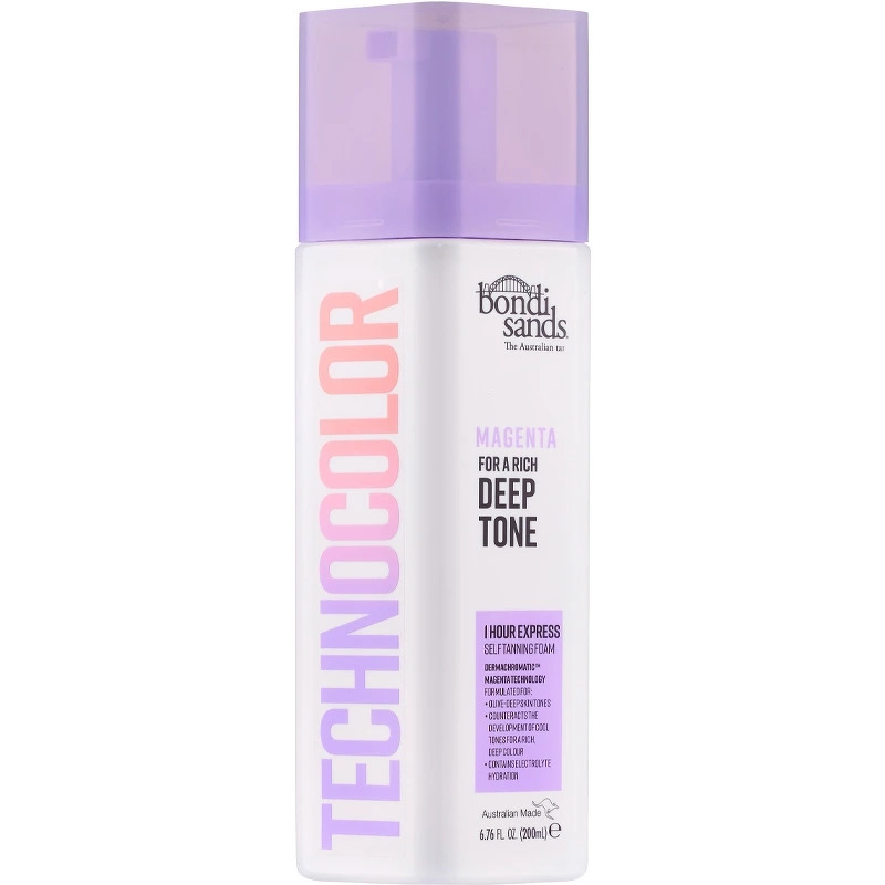 Bondi Sands Technocolor Self Tanning Foam Magenta Deep Tone 200 Ml