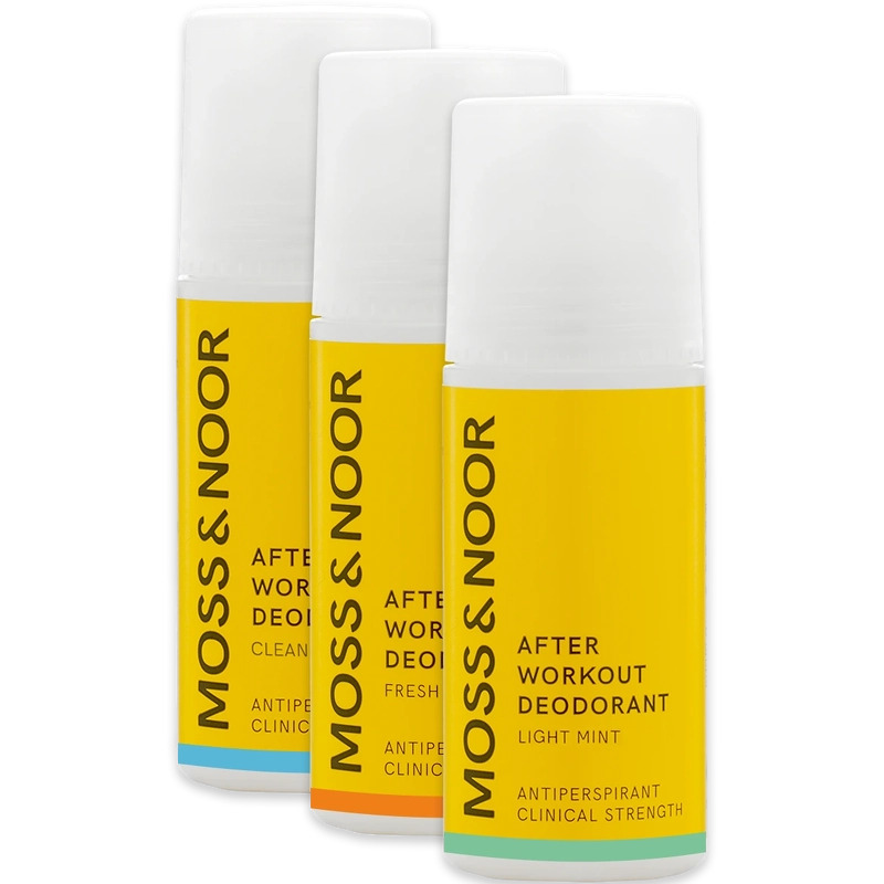 Moss   Noor After Workout Deodorant 3 Pack   Mixed