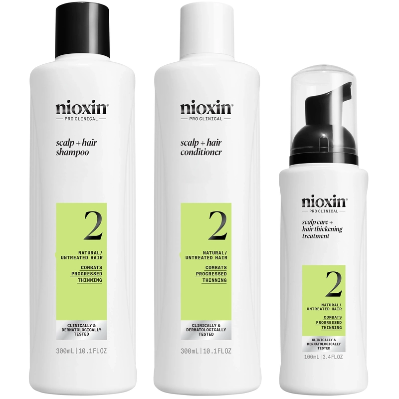 Nioxin System 2 Loyalty Kit 700 Ml   Natural Untreated Hair